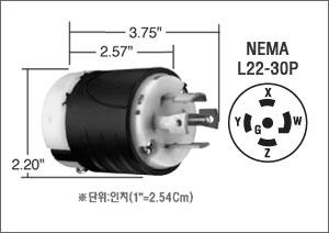 L22-30P, HBL2821, Twist-Lock Plug  